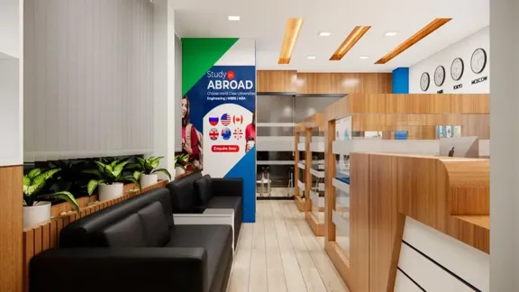 Javelin office reception area