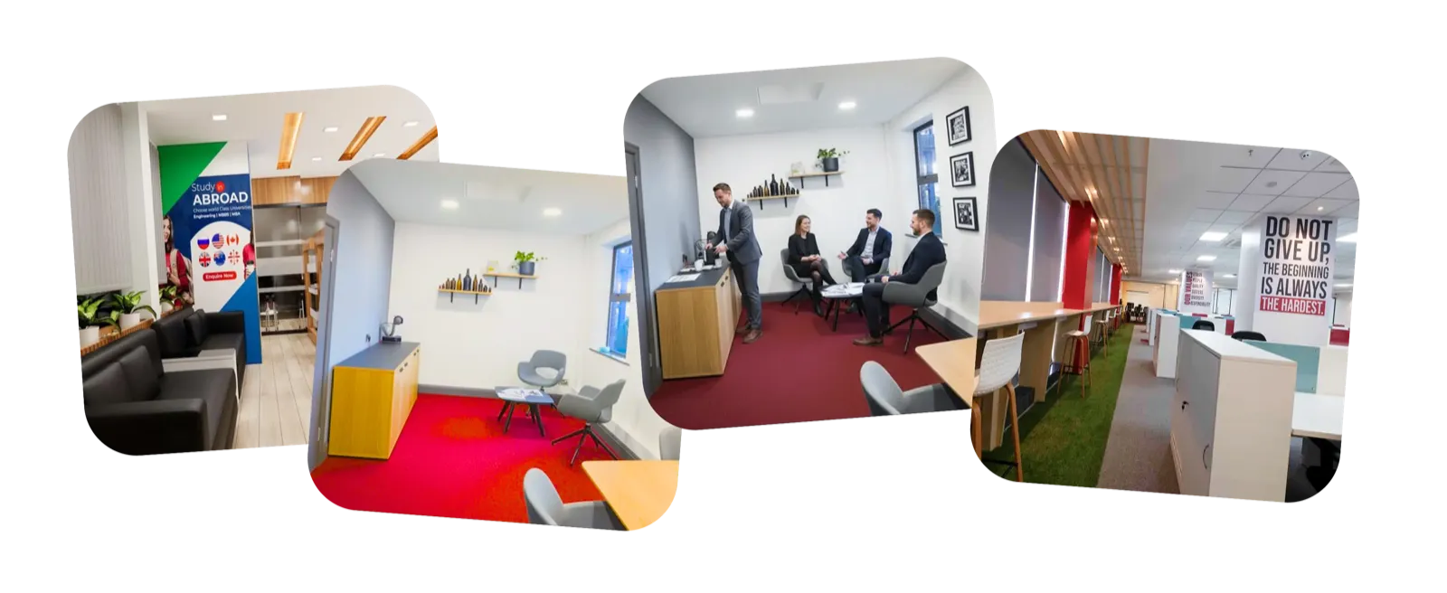 Javelin educational consultancy office story collage